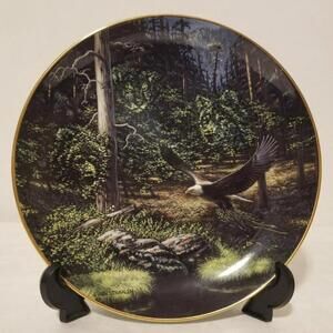 3/$25 The Danbury Mint- Spirits of The Wild "Forest Sentinel" Plate #A6740